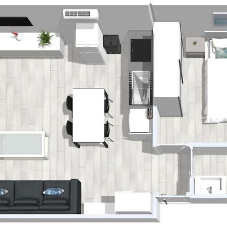 Roses Apartments 1 - Vista Mar Lateral - 1Habitacion Екстер'єр фото