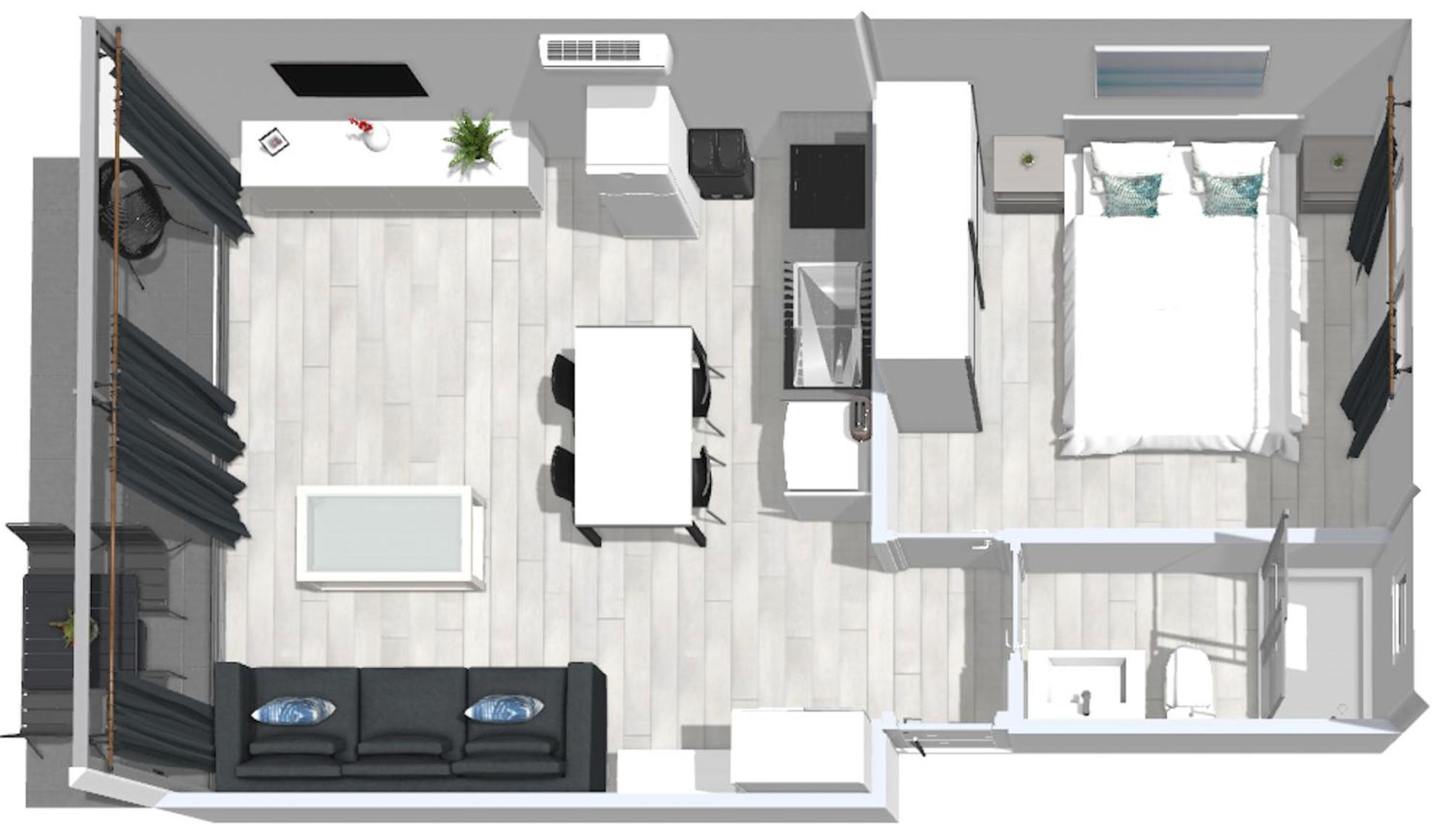 Roses Apartments 1 - Vista Mar Lateral - 1Habitacion Екстер'єр фото